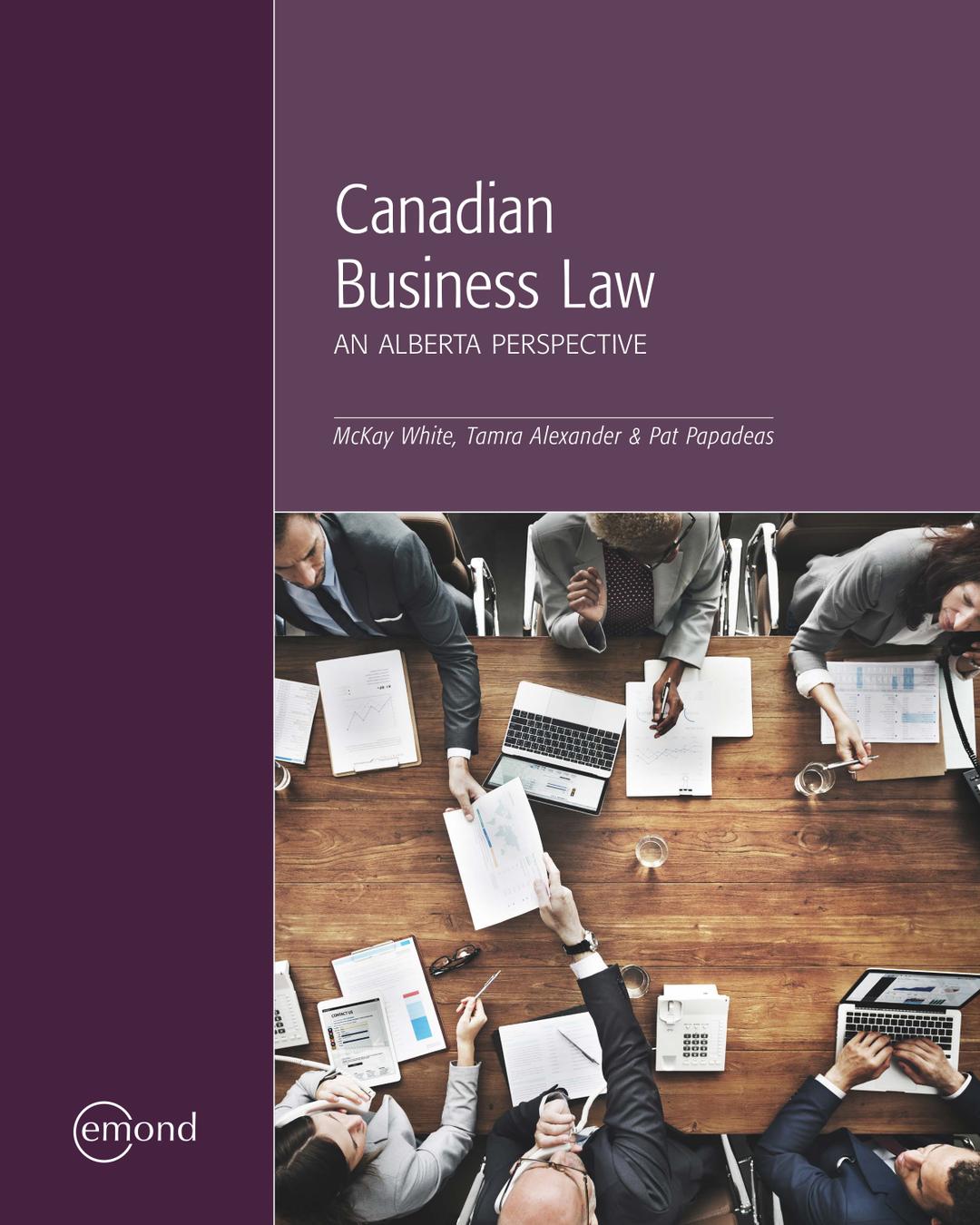 Canadian Business Law: An Alberta Perspective cover photo