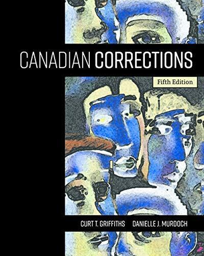 Canadian Corrections, 5th Edition cover photo