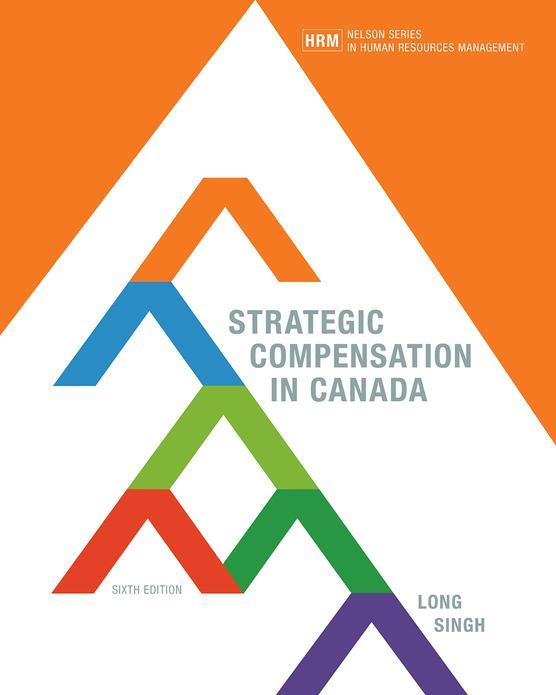 Strategic Compensation in Canada, 6th Edition cover photo