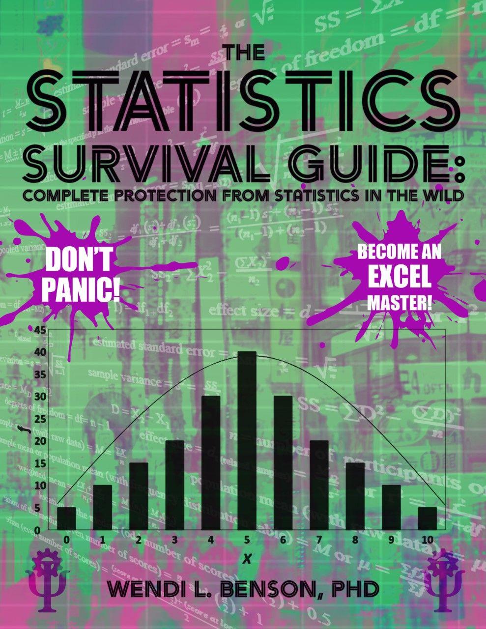 The Statistics Survival Guide - with Microsoft Excel (3rd Ed) cover photo