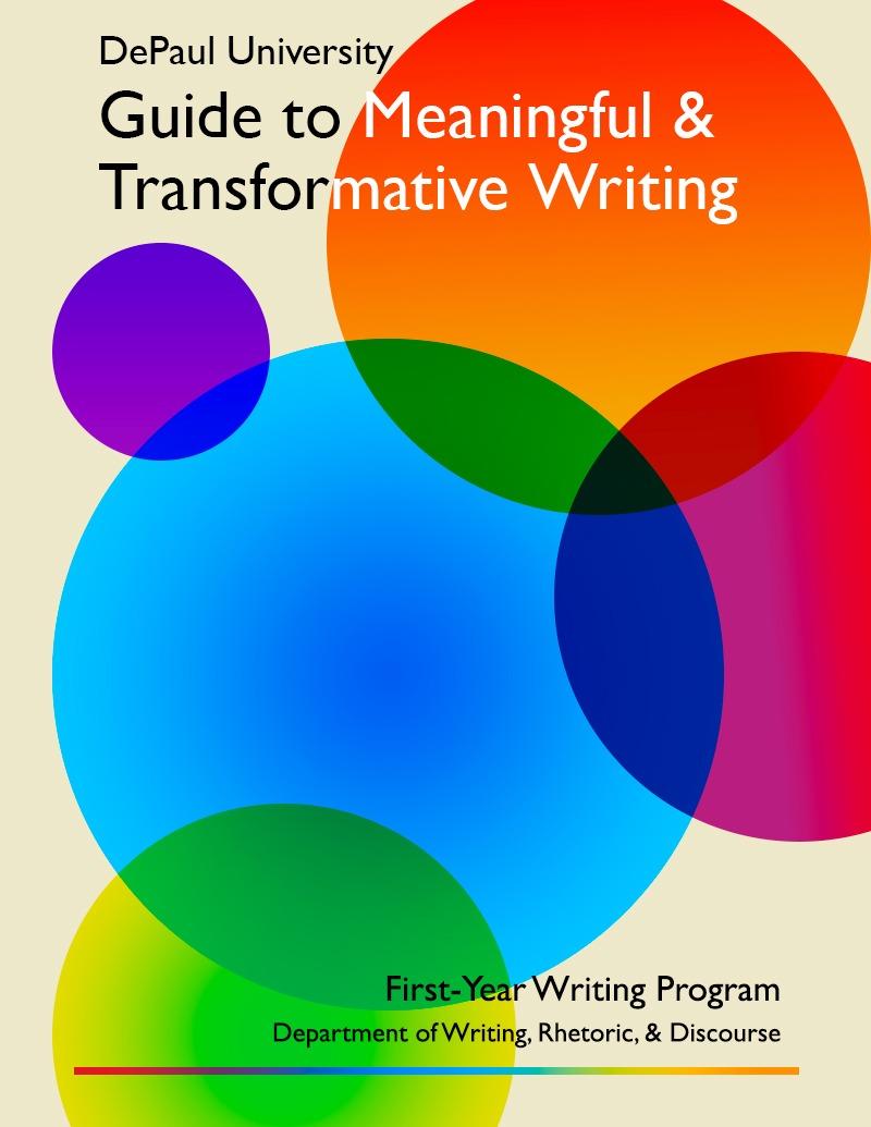 DePaul University Guide To Meaningful & Transformative Writing cover photo