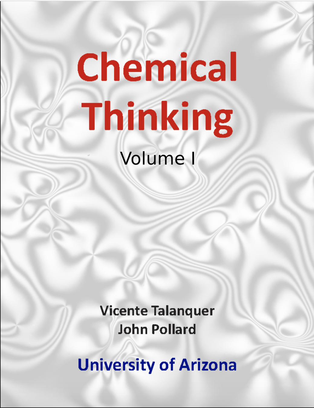 Chemical Thinking I cover photo